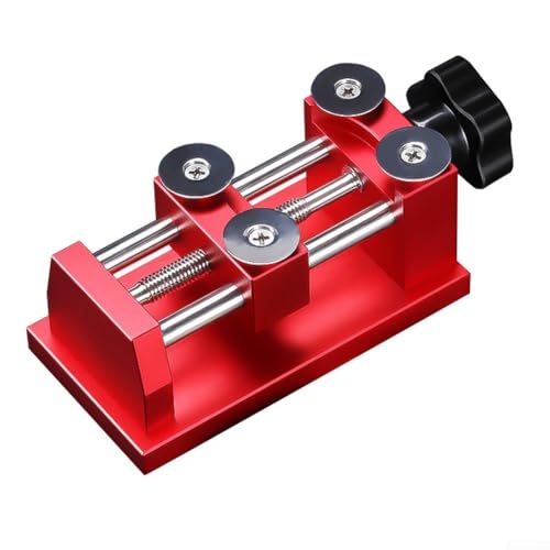 ZiStarlilife Werkzeug zum Entfernen von Uhrenlünetten, Gehäuseöffner, Uhren-Reparatur-Set, mit 4 runden Klingen, für Sportuhren bis 60 mm, rot von ZiStarlilife