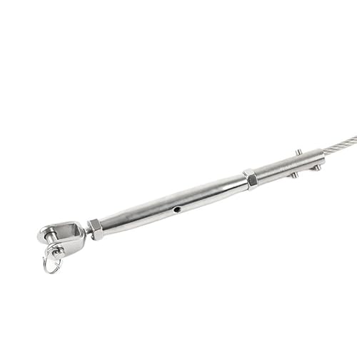ZiYouao Drahtseilklemme 1 stücke 1.5/2/3/4/5/6/8mm Gewinde Edelstahl 304 Kabel geländer Seil Gabel Kiefer Spanner Schnalle Terminal Fitting Seilklemme(8mm) von ZiYouao