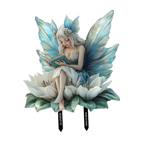 Zialofi Fee Gartenstecker Als Terrassenschmuck Und Gartenfigur EIN Beetstecker Und Aus Witterungsbeständigem PVC für Hof Rasen Und Eingangsbere, Mehrfarbig, 25.5 X 25.8 M Zialofi Fee Gartenstecker Als Terrassenschmuck Und Gartenfigur EIN Beetstecker Und Aus Witterungsbeständigem PVC für Hof Rasen Und Eingangsbere, Mehrfarbig, 25.5 X 25.8 M von Zialofi
