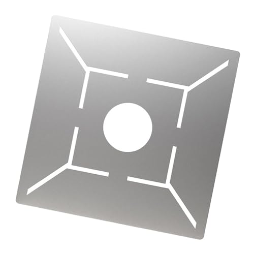 Zialofi Fliesenmesswerkzeug Fliesenlehre für Bodenabläufe Positionierhilfe Anreißwerkzeug Edelstahlschablone für Akkurate Ergebnisse Beim Einbau für Profis U, 20 Cm X 20 Cm Zialofi Fliesenmesswerkzeug Fliesenlehre für Bodenabläufe Positionierhilfe Anreißwerkzeug Edelstahlschablone für Akkurate Ergebnisse Beim Einbau für Profis U, 20 Cm X 20 Cm von Zialofi