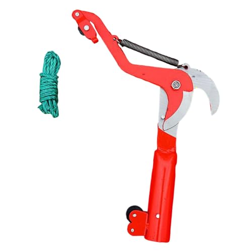 Ｚｉａｌｏｆｉ Hochentaster Astschere Baumschneider Gartenschere Astschneider mit Seilzugmechanismus für Kraftsparendes Arbeiten An Hohen Ästen für Die Obstbaumernt, Mehrfarbig, Größe M von Ｚｉａｌｏｆｉ
