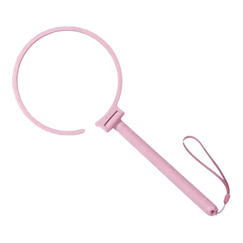 Ｚｉａｌｏｆｉ Hundekotschaufel mit Teleskopgriff, klappbar und leicht, ideal für Aufsammeln von Hundekot, Rosa von Ｚｉａｌｏｆｉ