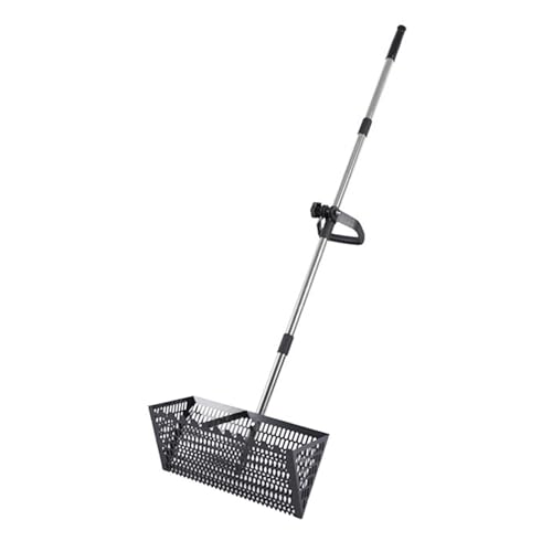 Ｚｉａｌｏｆｉ Sandrechen, multifunktionale Schaufel für Haustiere, tiefes Sieb, Schwarz von Ｚｉａｌｏｆｉ