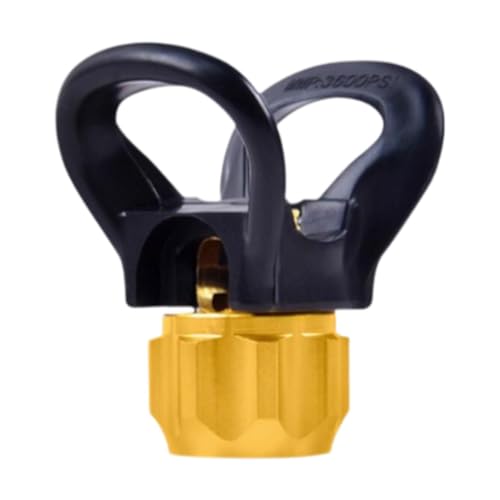 Ｚｉａｌｏｆｉ Spitzenschutz, Airless-Farbspritzbasis, Düsensitz, einfache Installation, Gold von Ｚｉａｌｏｆｉ