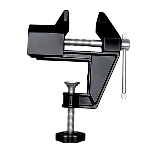 Zialofi Tischschraubstock Klemmwerkzeug Modellbauhilfe Reparaturhalterung Universalhalter Leicht Und Vielseitig Einsetzbar für Mobilen Gebrauch für Feinarbei, Schwarz Zialofi Tischschraubstock Klemmwerkzeug Modellbauhilfe Reparaturhalterung Universalhalter Leicht Und Vielseitig Einsetzbar für Mobilen Gebrauch für Feinarbei, Schwarz von Zialofi