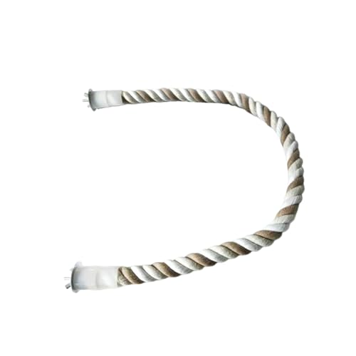 Ｚｉａｌｏｆｉ Vogelseil Als Klettergerüst Und Papageienspielzeug Flexibles Schaukelseil Als Käfigzubehör mit Metallkern für Papageien Liebesvögel Und Finken, 60cm von Ｚｉａｌｏｆｉ
