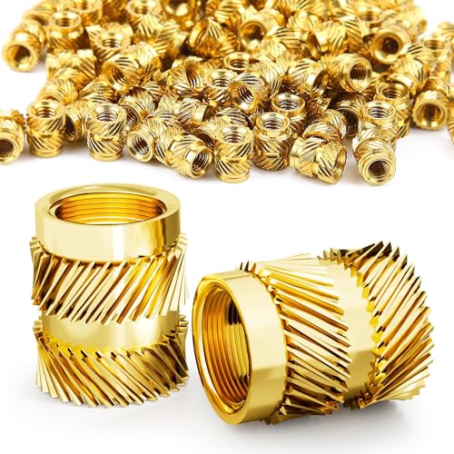 Ziamzra Gewindeeinsatz M2 Einschmelzgewinde 100 Stück Einpressmuttern M2x4x3.2mm Gewindeeinsätze Messing Threaded Inserts für 3D Druck Zubehör Kunststoffteiledurch Wärme Ultraschall Ziamzra Gewindeeinsatz M2 Einschmelzgewinde 100 Stück Einpressmuttern M2x4x3.2mm Gewindeeinsätze Messing Threaded Inserts für 3D Druck Zubehör Kunststoffteiledurch Wärme Ultraschall von Ziamzra