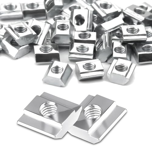 Ziamzra 40 Stück Nutensteine M5 20-Serie T Nut Schiene M5 Nutenstein Kohlenstoffstahl Gleitmuttern Schwer 6-Typ B Schiebemuttern für Aluprofil Extrusionsschlitz Ziamzra 40 Stück Nutensteine M5 20-Serie T Nut Schiene M5 Nutenstein Kohlenstoffstahl Gleitmuttern Schwer 6-Typ B Schiebemuttern für Aluprofil Extrusionsschlitz von Ziamzra