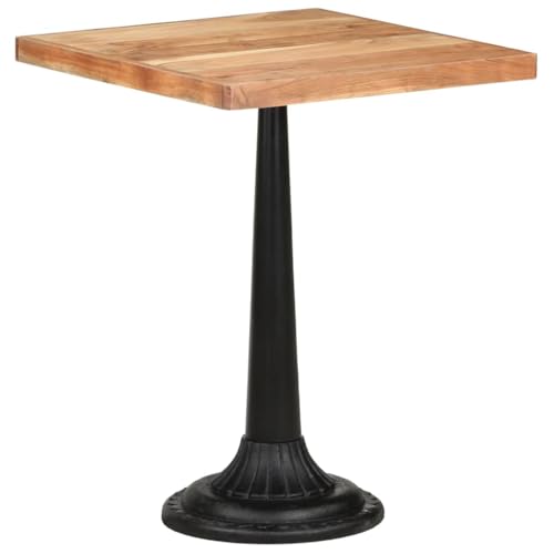 Ziaphsol Akazienholz Bistrotisch 60x60x76 cm, Gusseisengestell. Robuster Esstisch, vielseitiger Küchentisch für Esszimmer, Balkon, Garten. Langlebiger Tisch aus Massivholz für 2 Personen. Ziaphsol Akazienholz Bistrotisch 60x60x76 cm, Gusseisengestell. Robuster Esstisch, vielseitiger Küchentisch für Esszimmer, Balkon, Garten. Langlebiger Tisch aus Massivholz für 2 Personen. von Ziaphsol