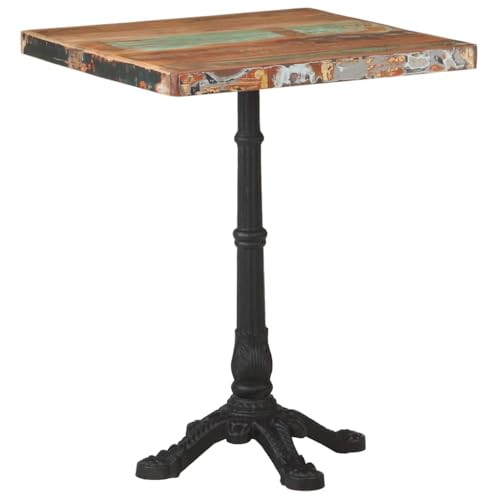 Ziaphsol Bistrotisch 60x60x76 cm, Massiv Altholz & Gusseisen, Esszimmertisch Küchentisch Stehtisch, Robuster Bistrotisch für Bar Esszimmer Küche, Einzigartiger Tisch Ziaphsol Bistrotisch 60x60x76 cm, Massiv Altholz & Gusseisen, Esszimmertisch Küchentisch Stehtisch, Robuster Bistrotisch für Bar Esszimmer Küche, Einzigartiger Tisch von Ziaphsol