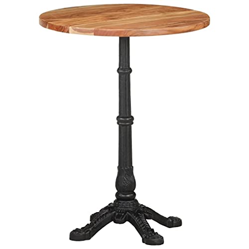 Ziaphsol Bistrotisch Ø60x76 cm Akazie Massivholz, robuster Esstisch Küchentisch Esszimmertisch mit Gusseisen Gestell für Zuhause Balkon Café, vielseitiger Tisch für Küche und Essbereich Ziaphsol Bistrotisch Ø60x76 cm Akazie Massivholz, robuster Esstisch Küchentisch Esszimmertisch mit Gusseisen Gestell für Zuhause Balkon Café, vielseitiger Tisch für Küche und Essbereich von Ziaphsol