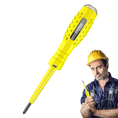 1/2-teiliger Elektrischer Prüfstift – 2-in-1-Spannungsprüfer-Schraubendreher-Set, Starker Magnetischer Schraubendreher Mit ho hem Drehmoment, Stromdetektor | Beleuchteter Schraubendreher 1/2-teiliger Elektrischer Prüfstift – 2-in-1-Spannungsprüfer-Schraubendreher-Set, Starker Magnetischer Schraubendreher Mit ho hem Drehmoment, Stromdetektor | Beleuchteter Schraubendreher von Zibeem