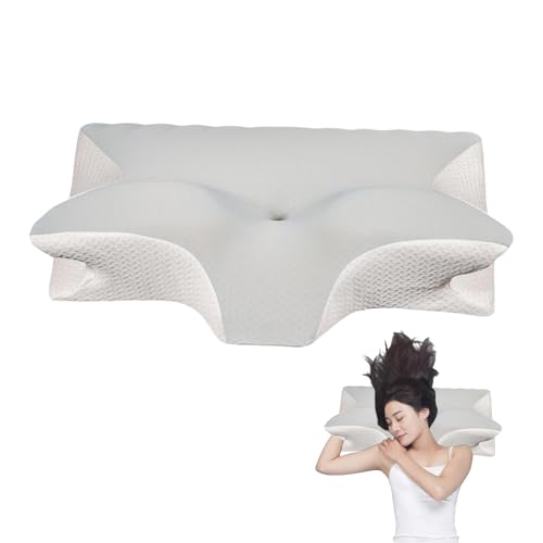 Konturentlastungskissen Seitenschläfer Konturkissen Für Nacken Und Schulter – Nackenstützkissen | Ergonomisches Seitenschläferkissen | Orthopädisches Kissen von Zibeem