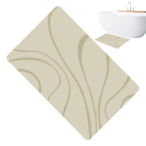 Zibeem Badezimmer Matte | rutschfeste Badewannenmatte,Schnelltrocknende Waschbare Saugfahige Badematte Dusche Eingangsbereich Wohnheim Apartment Hotel Deko von Zibeem
