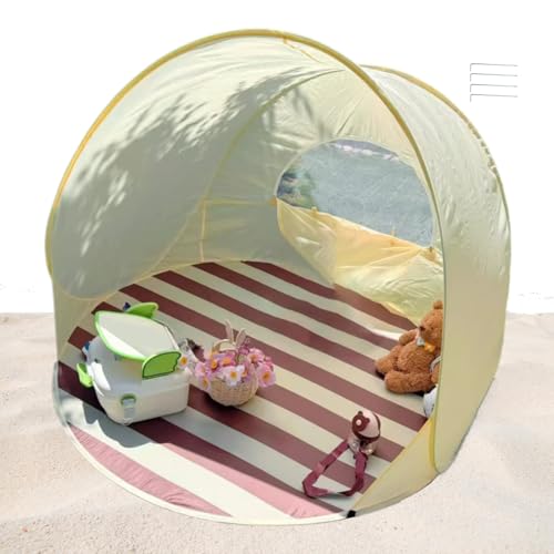 Zibeem Faltbares Strandzelt,Automatisches Aufklappzelt Für Kinder | Tragbares Atmungsaktives Sonnenschutzdach Für Garten Pool Reise Familienpicknick Zibeem Faltbares Strandzelt,Automatisches Aufklappzelt Für Kinder | Tragbares Atmungsaktives Sonnenschutzdach Für Garten Pool Reise Familienpicknick von Zibeem