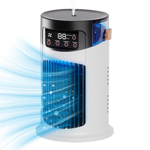 Zibeem Klimaventilator Fürs Schlafzimmer | 6 Geschwindigkeiten Leiser Tragbarer Luftkühllüfter,Leiser Verstellbarer Ventilator für Schreibtisch Raum Schlafzimmer Garage Büros Innenbereich Außenbereich Zibeem Klimaventilator Fürs Schlafzimmer | 6 Geschwindigkeiten Leiser Tragbarer Luftkühllüfter,Leiser Verstellbarer Ventilator für Schreibtisch Raum Schlafzimmer Garage Büros Innenbereich Außenbereich von Zibeem