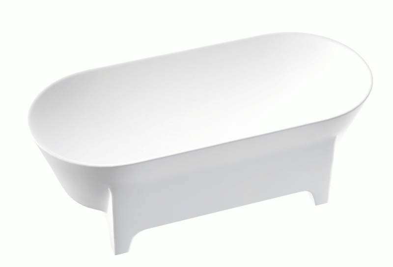 Zicco Aspiro freistehende Badewanne, L 1710 W 755 H 600 mm B-001-1710-755-M-00-00 von Zicco