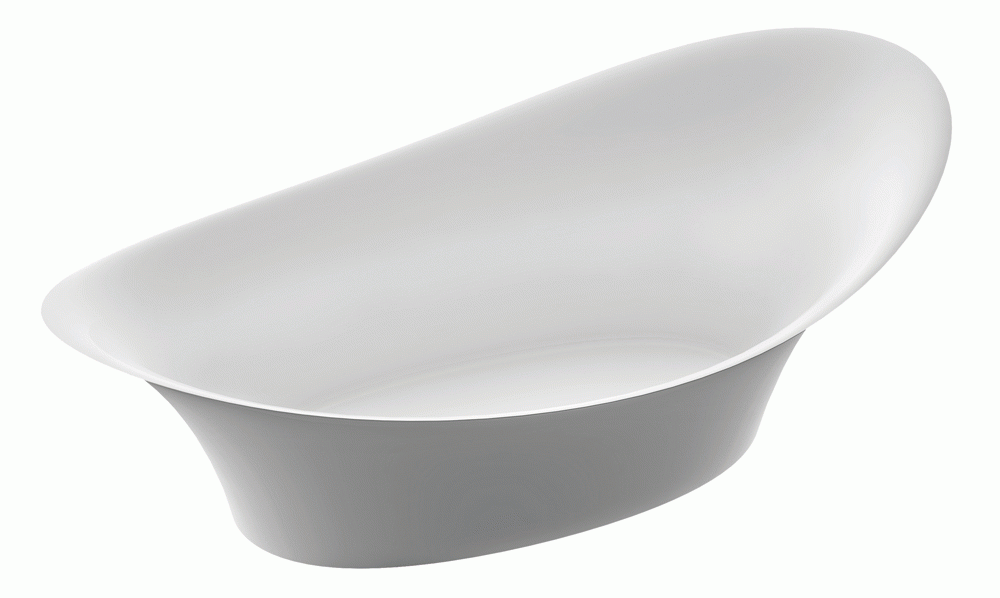 Zicco Gaudi 2 freistehende Badewanne, L 2067 W 915 H 910 mm B-044-2067-915-M-00-00 von Zicco