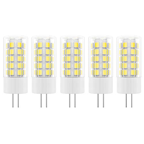 Ziefgn 5X G4 LED Leuchtmittel 5W LED Lampen 36 SMD 2835LEDs Warmweiß 3000K LED Birnen 500LM AC/DC 12V, nicht dimmbar von Ziefgn