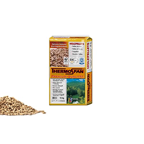 30 kg Thermospan Holzpellets Premium (2 x 15 kg) von Ziegler