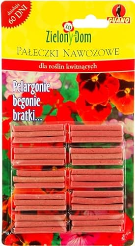 Blühpflanzen Düngestäbchen Mit Guano Blühdünger Langzeitwirkung Dünger 30 Stück von Zielony Dom