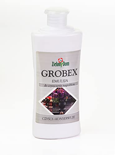 Grabstein Reiniger Grünbelagentferner Grab Stein Marmor Pflege Emulsion 400ml von Zielony Dom