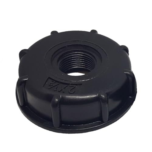 Adapter Für IBC-Armaturen Container Wassertank Armaturens Tankabdeckung Endkappe Gartenschlauch Wasserhahn – Robuste Kunststoffkupplung Mit Innengewinde | Passend Für 1/2 Zoll Systeme von Ziennhu