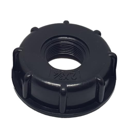 Adapter Für IBC-Armaturen Container Wassertank Armaturens Tankabdeckung Endkappe Gartenschlauch Wasserhahn – Robuste Kunststoffkupplung Mit Innengewinde | Passend Für 1/2 Zoll Systeme von Ziennhu
