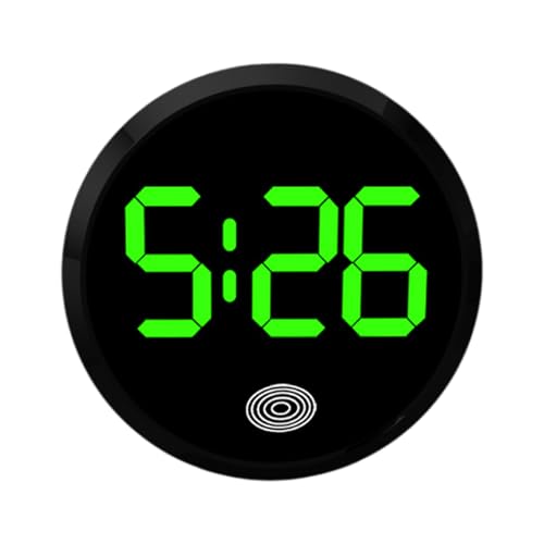 Autouhr für Armaturenbrett - Innenfahrzeug Uhr mit Kleberhalterung - Kleine analoge Uhr für die meisten Autos | Kompaktes Design - Quarzbewegung - Mini -Größe - Fit von Ziennhu