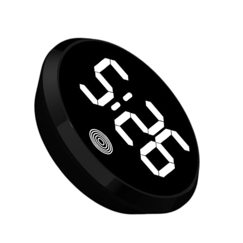 Autouhr für Armaturenbrett - Innenfahrzeug Uhr mit Kleberhalterung - Kleine analoge Uhr für die meisten Autos | Kompaktes Design - Quarzbewegung - Mini -Größe - Fit von Ziennhu