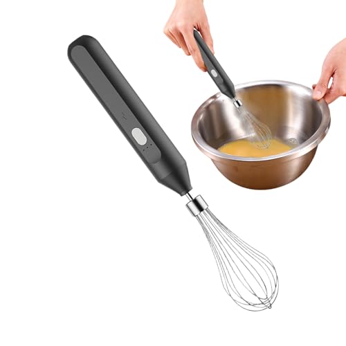 Elektrischer Eierschläger | 3-Gang USB Wiederaufladbares Handheld-Kaffee-Kaffee | 800 -mAh -Batterie -Anbieter -Automatikmixer Für Eier, Heiße Schokolade, Salatdressing Und Backbedarf von Ziennhu