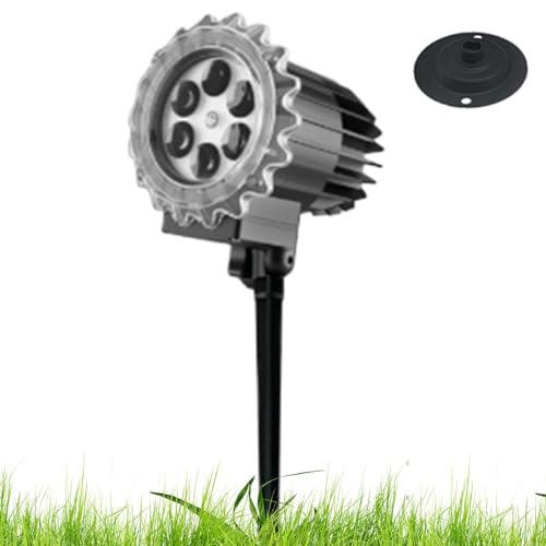 Halloween-Projektor – LED Lichtprojektor Mit Gruselmotiven Für Außenbereich | wasserdichte Gartenbeleuchtung Mits Fernbedienung, Timer, Rotationseffekt | Ideal Für Party, Deko, Hauswand von Ziennhu