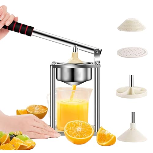 Handsaft Squeezer - 1150g ABS Edelstahl Aluminiumlegierung | Ultimative Saft Extraktionskapazität Einfach Reinigung Ohne Werkzeug | Küchengerät Effizient Vielseitig Handsaft Squeezer - 1150g ABS Edelstahl Aluminiumlegierung | Ultimative Saft Extraktionskapazität Einfach Reinigung Ohne Werkzeug | Küchengerät Effizient Vielseitig von Ziennhu