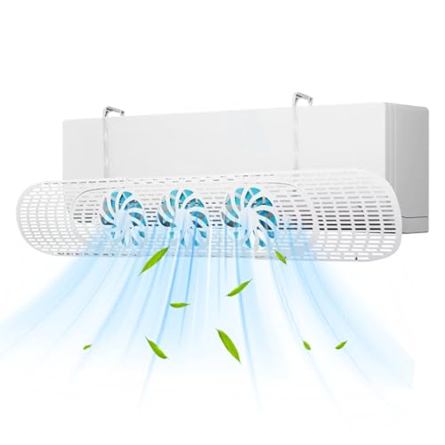 -Klimaanlagen-Deflektor | Klimagerät Luftführung | Wandmontierter Einstellbarer Windrichtungs-Regler Für Wohnung Küche Bad Haushalt Wohnzimmer Schlafzimmer von Ziennhu