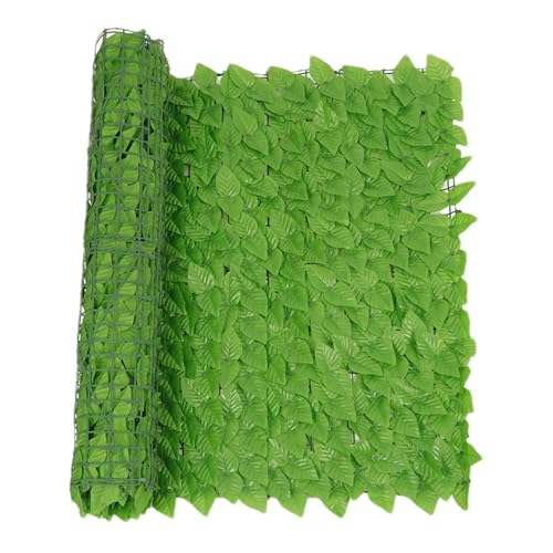 Künstlicher Efeuzaun -Screening | 0,5 M X 2 M Expandierende Gitterzaunrolle Mit Faux Ivy Blättern | UV Fade-resistente Privatsphäre Hecke Für Gartenwand, Balkon, Terrasse Und Haushaltsdekor Im Freien von Ziennhu