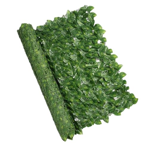 Künstlicher Efeuzaun -Screening | 0,5 M X 2 M Expandierende Gitterzaunrolle Mit Faux Ivy Blättern | UV Fade-resistente Privatsphäre Hecke Für Gartenwand, Balkon, Terrasse Und Haushaltsdekor Im Freien von Ziennhu
