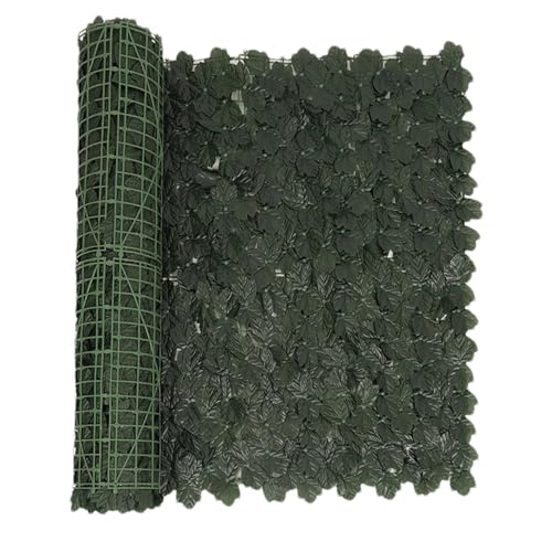 Künstlicher Efeuzaun -Screening | 0,5 M X 2 M Expandierende Gitterzaunrolle Mit Faux Ivy Blättern | UV Fade-resistente Privatsphäre Hecke Für Gartenwand, Balkon, Terrasse Und Haushaltsdekor Im Freien von Ziennhu