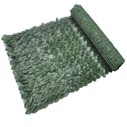 Künstlicher Efeuzaun -Screening | 0,5 M X 2 M Expandierende Gitterzaunrolle Mit Faux Ivy Blättern | UV Fade-resistente Privatsphäre Hecke Für Gartenwand, Balkon, Terrasse Und Haushaltsdekor Im Freien von Ziennhu