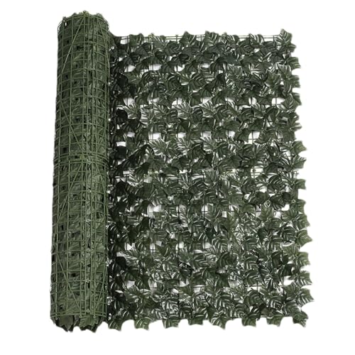 Künstlicher Efeuzaun -Screening | 0,5 M X 2 M Expandierende Gitterzaunrolle Mit Faux Ivy Blättern | UV Fade-resistente Privatsphäre Hecke Für Gartenwand, Balkon, Terrasse Und Haushaltsdekor Im Freien Künstlicher Efeuzaun -Screening | 0,5 M X 2 M Expandierende Gitterzaunrolle Mit Faux Ivy Blättern | UV Fade-resistente Privatsphäre Hecke Für Gartenwand, Balkon, Terrasse Und Haushaltsdekor Im Freien von Ziennhu