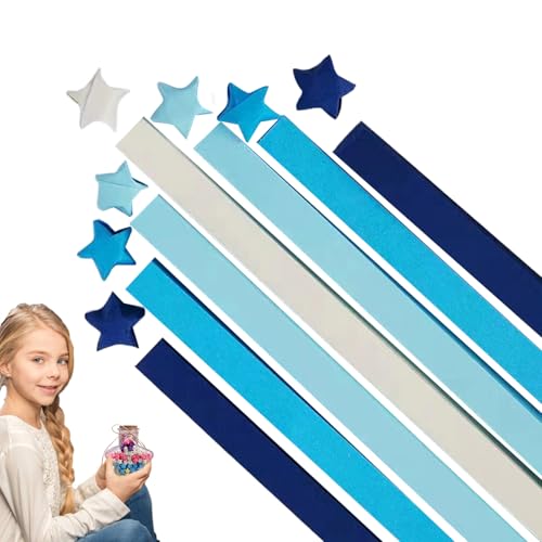 Papierstreifen für Sterne | Farbverlauf-Lucky-Star-Papierstreifen 1350 Blatt - Handgefertigtes, niedliches Cartoon-Bastelpapier für den Schulunterricht mit Glücksstern-Dekoration Papierstreifen für Sterne | Farbverlauf-Lucky-Star-Papierstreifen 1350 Blatt - Handgefertigtes, niedliches Cartoon-Bastelpapier für den Schulunterricht mit Glücksstern-Dekoration von Ziennhu