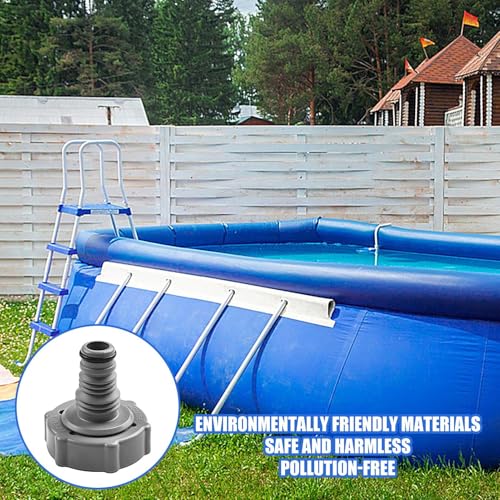 Schlauchadapterersatz - Poolschlauchadapter A mit Kragen für Gewindeverbindungspumpen, Schlauchanschluss, | Abflussanschlussadapter | Ersatzschlauchpools für Erdungspools von Ziennhu