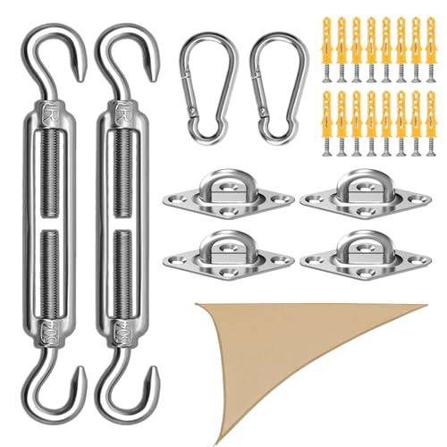 Segel Befestigung - Edelstahl Segelzubehör | Multifunktionale Hardware Für Segelboot Terrasse Camping Balkon Garten Patio Segel Befestigung - Edelstahl Segelzubehör | Multifunktionale Hardware Für Segelboot Terrasse Camping Balkon Garten Patio von Ziennhu