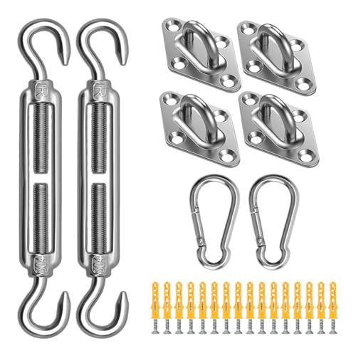 Sonnen-Segel Montageset - Segel Zubehör Ersatzteile,Multifunktionale Hardware Für Segelboot Terrasse Camping Balkon Garten Patio Sonnen-Segel Montageset - Segel Zubehör Ersatzteile,Multifunktionale Hardware Für Segelboot Terrasse Camping Balkon Garten Patio von Ziennhu