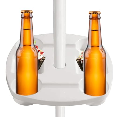 Tischplatte mit Regenschirm für den | verstellbare Lip-On-Tafel mit Loch für Regenschirme | Tragbares Tablett mit Tasse und Snack-Slots für Pool, Strandreise, Garten, Usag Tischplatte mit Regenschirm für den | verstellbare Lip-On-Tafel mit Loch für Regenschirme | Tragbares Tablett mit Tasse und Snack-Slots für Pool, Strandreise, Garten, Usag von Ziennhu