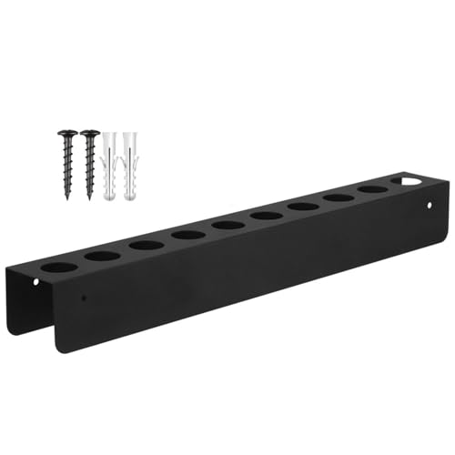 Ziennhu Auto-Pinsel-Organizer – 10-Loch Metall Bürstenhalter | Wandmontierter Halter Für Autos Detailing | Robust Garage Werkstatt Aufbewahrung | Praktischer Halters Für Detailbürsten Und Werkzeuge von Ziennhu