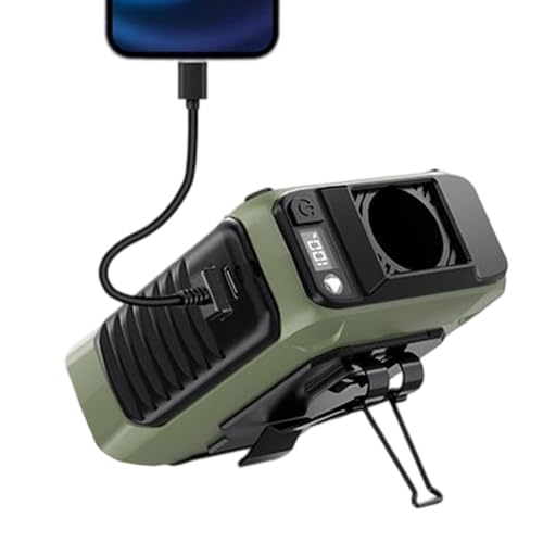Ziennhu Tragbarer Hüftventilator | 5-Gang-Gürtelclip-Personalfan | Starker Luftstrom Multifunktional Für Wandern Spazieren Rucksacktouren Klettern Ziennhu Tragbarer Hüftventilator | 5-Gang-Gürtelclip-Personalfan | Starker Luftstrom Multifunktional Für Wandern Spazieren Rucksacktouren Klettern von Ziennhu