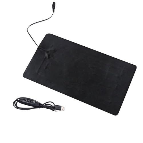Ziennhu Wärmematte | Heizpad aus wasserdichtem PVC-Leder für Reptilien und Reptilien | Hydrokultur-Wärmematte mit USB-Antrieb mit 3 einstellbaren Temperaturen, 45 °C – 50 °C für J Ziennhu Wärmematte | Heizpad aus wasserdichtem PVC-Leder für Reptilien und Reptilien | Hydrokultur-Wärmematte mit USB-Antrieb mit 3 einstellbaren Temperaturen, 45 °C – 50 °C für J von Ziennhu