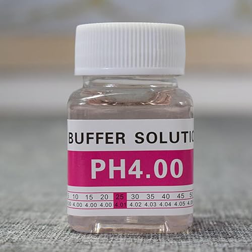 pH-Kalibrierungslösung – pH-Messer-Pufferlösung für die Kalibrierung des pH-Messgeräts, wiederverwendbare Flaschen mit 50 ml pH Kalibrierlösung 4,00, 6,86, 9,18 von Ziennhu