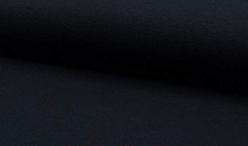 Bündchenware in 45 Farben, rundgestrickte Strickbündchen als Meterware, unifarben 1 Meter, Marine Bündchenware in 45 Farben, rundgestrickte Strickbündchen als Meterware, unifarben 1 Meter, Marine von Zierstoff einfach nähen