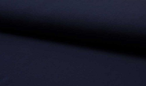 French Terry Sweatshirtstoff in Dunkelblau/Marine als Meterware zum Nähen, 50 cm French Terry Sweatshirtstoff in Dunkelblau/Marine als Meterware zum Nähen, 50 cm von Zierstoff einfach nähen